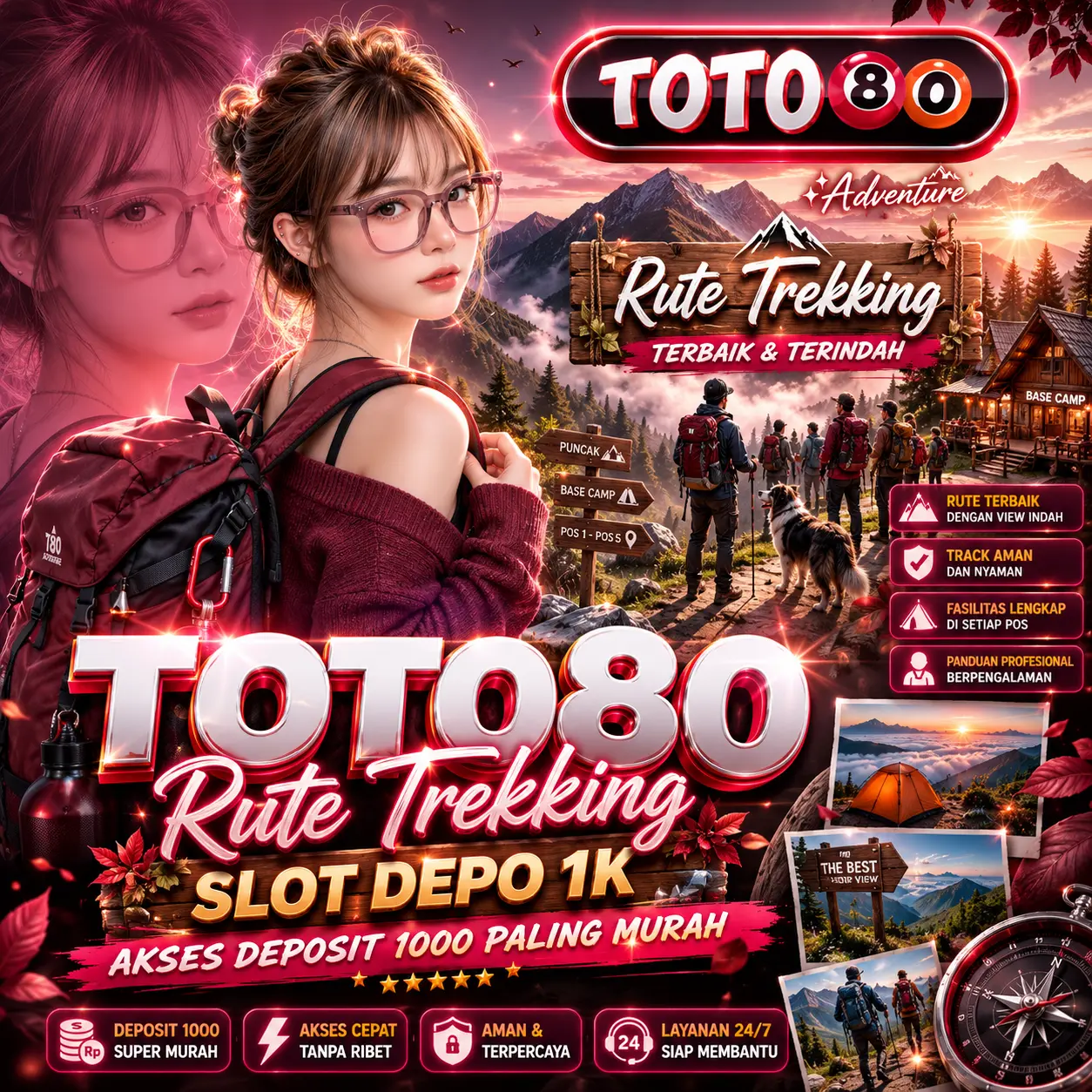 TOTO80: Rute Trekking Slot Depo 1k Akses Deposit 1000 Paling Murah